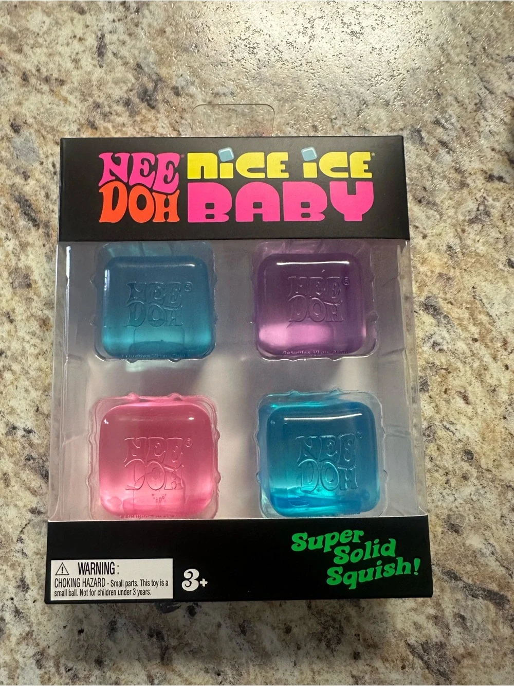 Needoh Nice Ice Baby Squish Mix - Pink, Purple & Blue